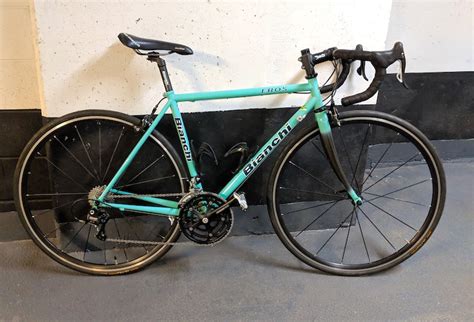 Bianchi Eros Celeste Steel Road Bike For Sale