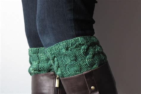 a knitting pattern for august cabled boot cuffs knit boot cuffs pattern boot toppers pattern