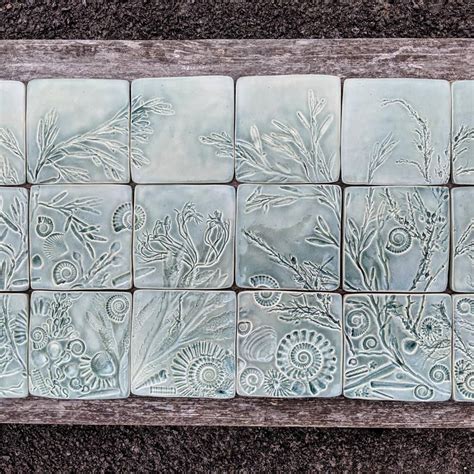 Fossil Ceramic Handmade Wall Tiles Керамика