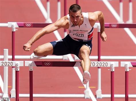 tokyo olympics andrew pozzi qualifies for men s 110m hurdles final as a fastest loser express
