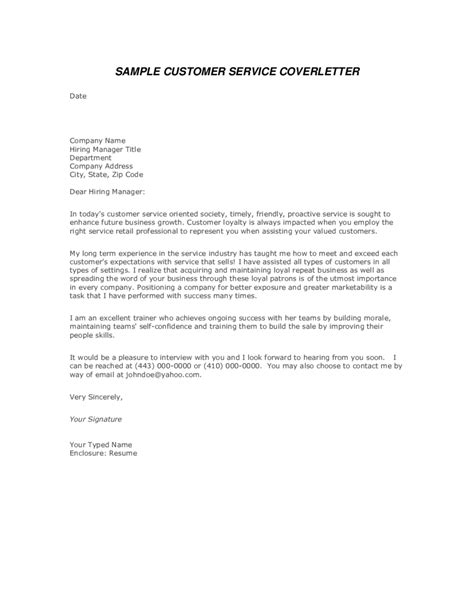 2023 Customer Service Cover Letter Fillable Printable Pdf And Forms