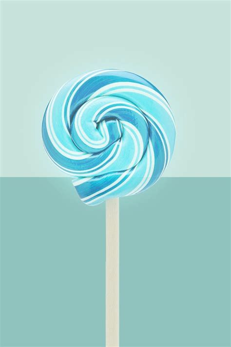 Blue Lollipop Blue Lollipop Blue Aesthetic Wallpaper