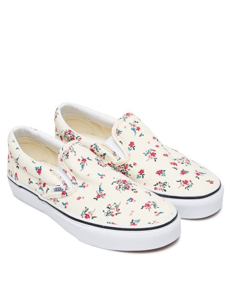 Vans Womens Classic Slip On Ditsy Floral Surfstitch