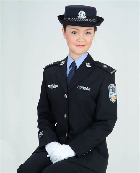 Chinese Police Woman Uniform