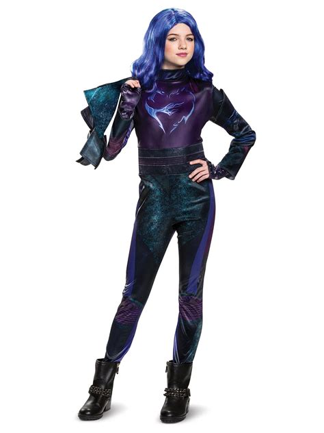 Disney Descendants 3 Mal Deluxe Costume For Girls Chasing Fireflies