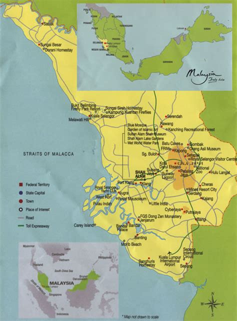 Malaysia Selangor Location Map