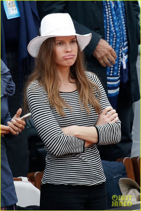 Hilary Swank Goes Without Engagement Ring At French Open Photo 3674286