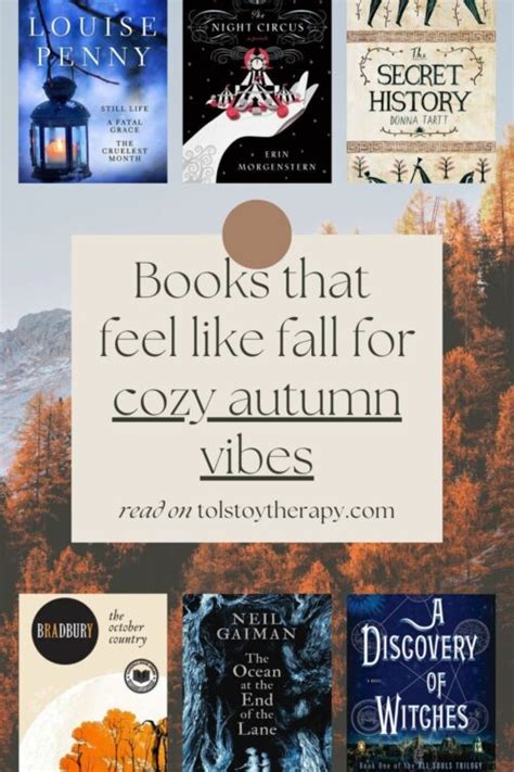 12 Books That Feel Like Fall For Cozy Autumn Vibes Tolstoy Therapy