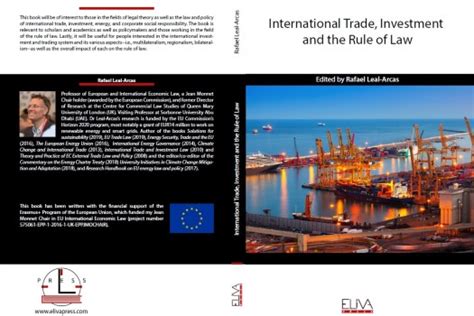 Items New Book International Trade Investment And The Rule Of Law