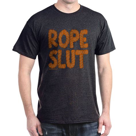 Kinkyodd55 Mens Value T Shirt Rope Slut Dark T Shirt Cafepress