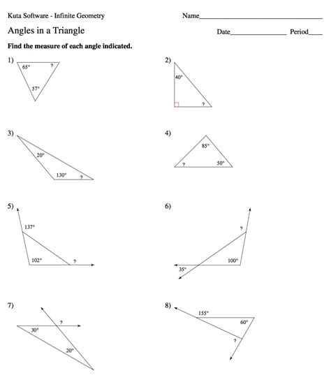 Students can practice the questions of quadrilateral now, find ∠apb. 30 Angles Of Triangles Worksheet Answers - Worksheet ...