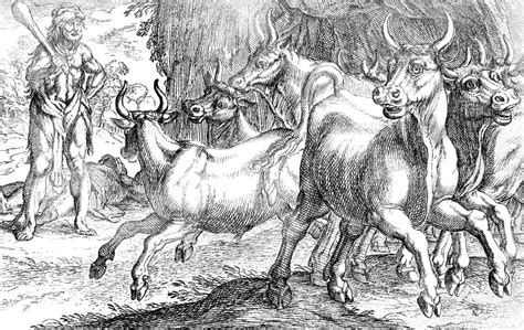 Геракл и коровы гериона картинки