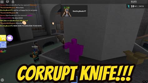 How did i get scammed out of my corrupt knife? MM2 CORRUPT KNIFE IS IN ASSASSIN!!! (ROBLOX ASSASSIN ...