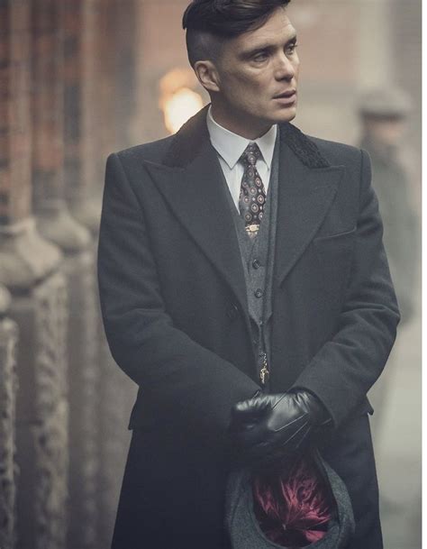 Mens Peaky Blinders Costume Thomas Shelby Vested Suit And Black Overcoat Suit And Overcoat Black