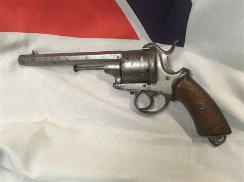 Lefaucheux Type 12mm Pinfire Revolver Belgium Proofs Model 1854