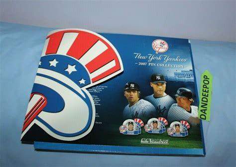 New York Post New York Yankees 2007 Pin Collection Book Official Mlb