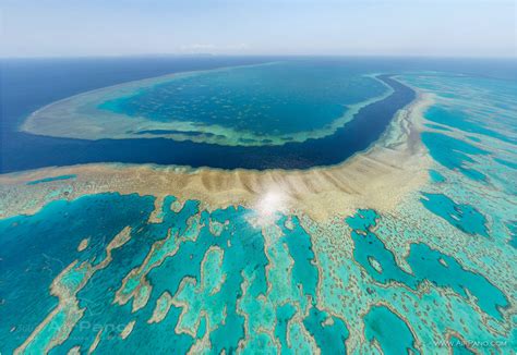 Birds Eye View Of The Great Barrier Reef Australia