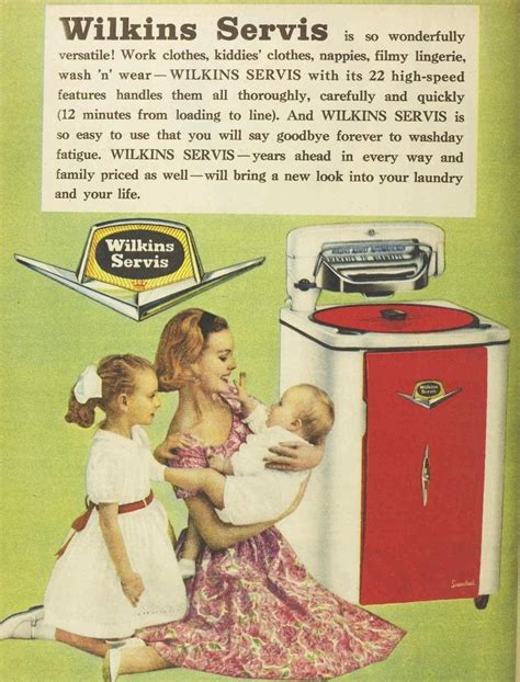 Many Australian Homes Had A Wilkins Servis Washing Machine With