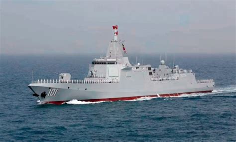 Chinese Navys First Type 055 Class Destroyer Enters Service