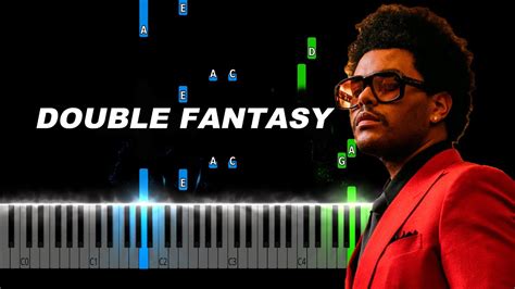 The Weeknd Ft Future Double Fantasy Piano Tutorial YouTube