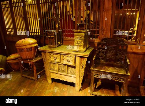 Antique Traditional Cabinets Stock Photo Alamy