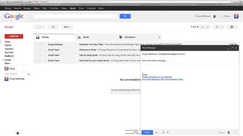 Gmail Tips Keep It Short And In The Subject Line With Eom Youtube