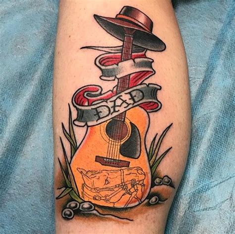 Guitar Dad Tattoo Incredible Tattoos Guitar Tattoo Design Dad Tattoo