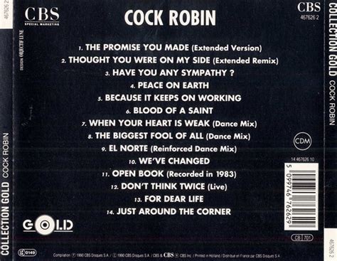 Collection Gold Cock Robin Cd Album Muziek