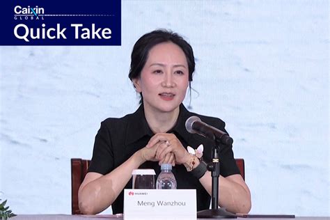 Huawei Appoints Cfo Meng Wanzhou As Rotating Chairman Caixin Global