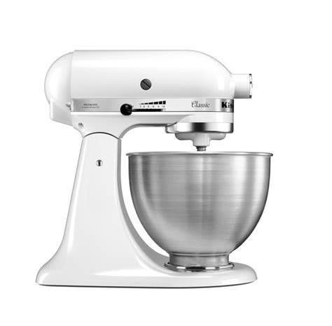 The stainless steel tea kettle is a true classic masterpiece kitchen appliance with ultramodern features. KitchenAid Küchenmaschine 5K45SSE Classic - White | Günstig