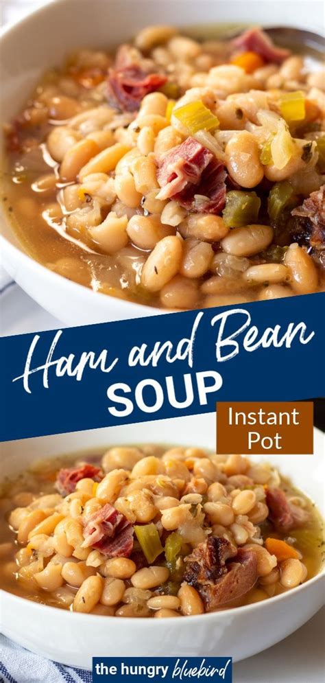 Instant Pot Ham And White Bean Soup No Presoaking Dry Beans Recipe White Bean Soup Recipes