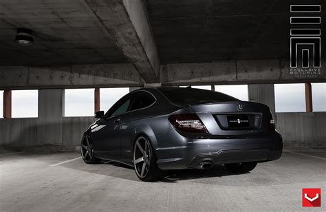Great savings & free delivery / collection on many items. Cars vossen Tuning wheels Mercedes C250 coupe black wallpaper | 1600x1043 | 679201 | WallpaperUP