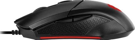 Msi Clutch Gm08 4200 Dpi Optical Gaming Mouse With Red Led