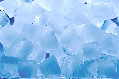 Premium Photo Ice Cubes Texture Blue Ice Cubes Texture Background