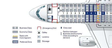 A319neo Seat Map