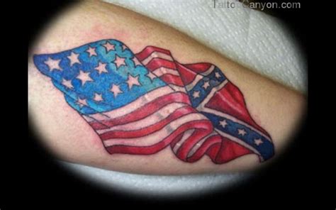 37 Amazing Confederate Flag Tattoo Designs Ideas