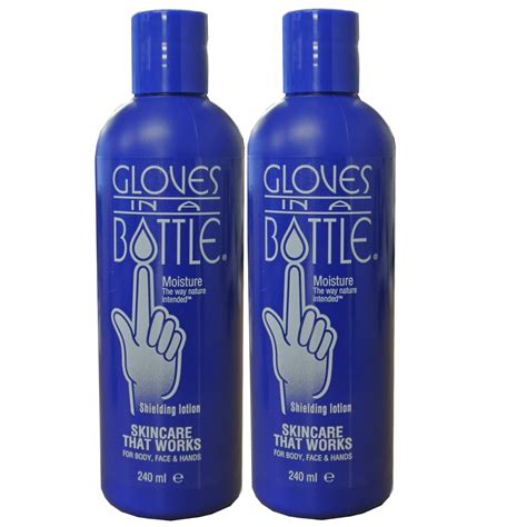 2 X Gloves In A Bottle Lotion 4 Dry Cracked Skin 240ml Ebay