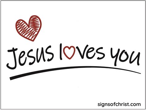 Jesus Loves You Yard Sign Signs Of Christ