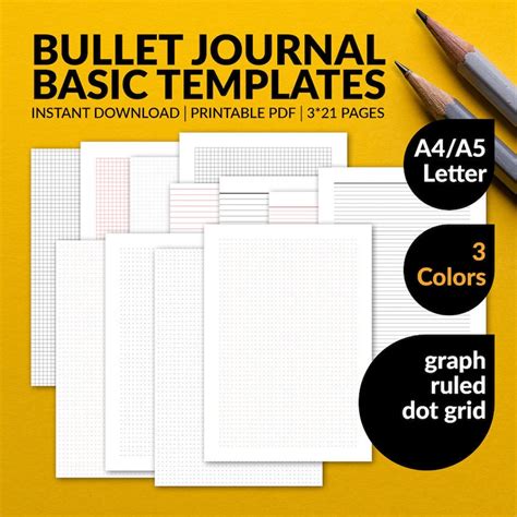 Printable Graph Paper Pdf Printable Graph Paper Bullet Journaling