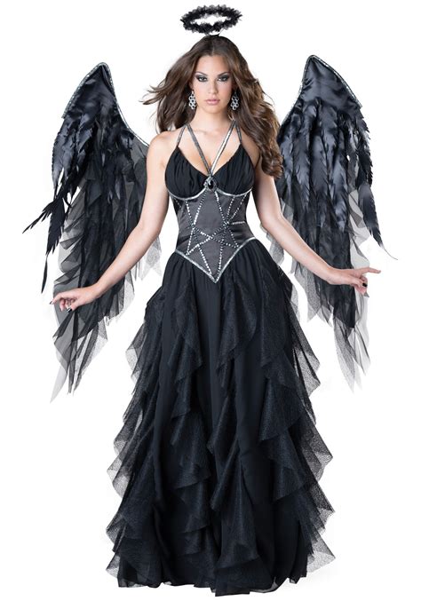 Womens Dark Angel Costume Fantasias Femininas Fantasia De Anjo E