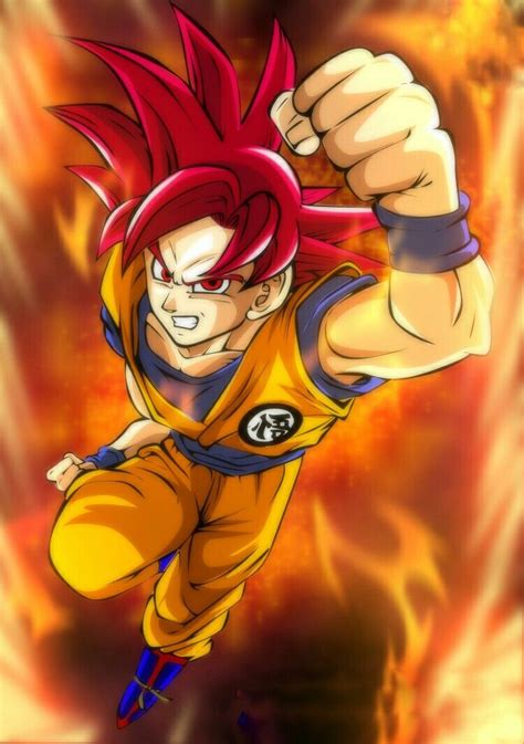 Goku Ssj God Universo Goku Kakaroto Dragon Ball Z