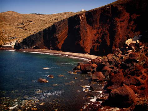 Red Beach Of Santorini Red Beach Is Just A Stones Throw F Flickr