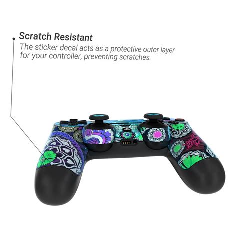 Sony Ps4 Controller Skin Sugar Skull Sombrero By Fusion Idol Decalgirl