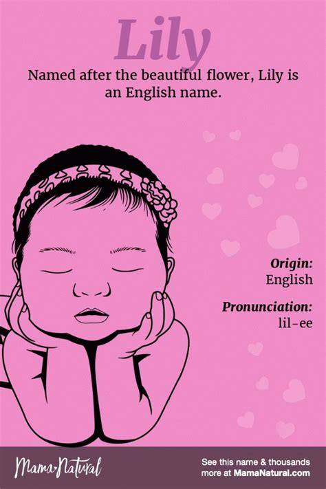 Lily Names With Meaning Baby Girl Names Elegant Baby Girl Names List