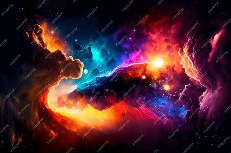 Premium Photo Stars And Galaxies In Outer Space Cosmos Art Abstract Colorful Space Background