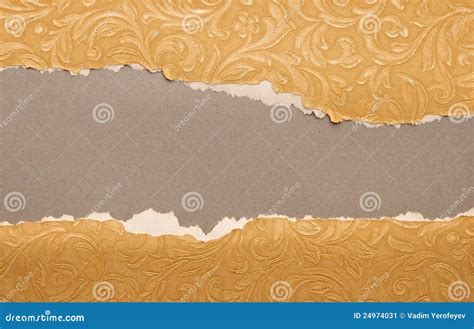 Torn Old Paper Texture Stock Image Image 24974031