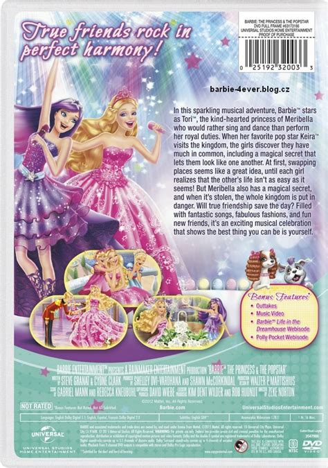 Barbie The Princess And The Popstar New Dvd Artwork Barbie Movies Photo