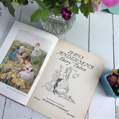 Vintage 1920s Andersens Fairy Tales Book By Hans Christian Andersen