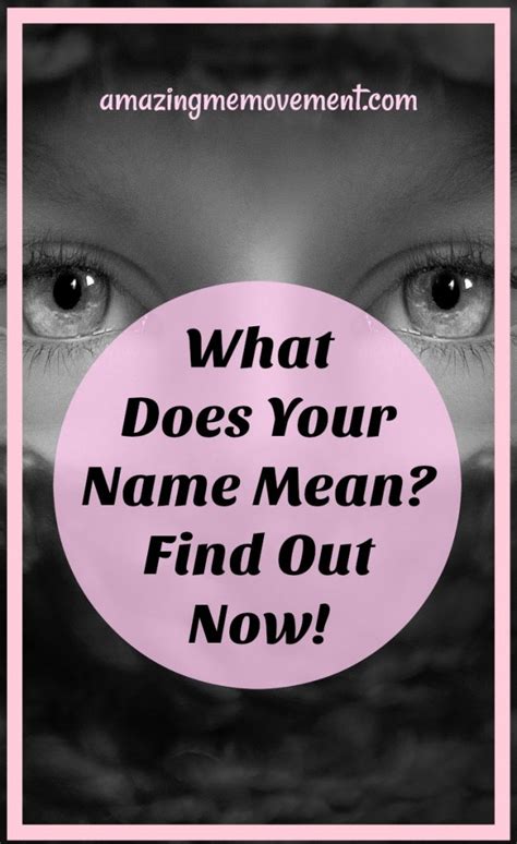 What Does My Name Mean Find Out With This Fun Quiz