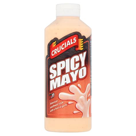 Crucials Spicy Mayo Dip Dressing Sauce 500ml Salad Cream